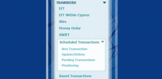 Scheduled Transactions