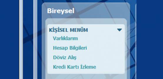 Kişisel Menüm