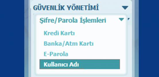 Kullanıcı Adı Değiştirme